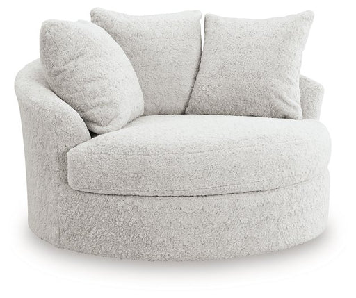 Cuddle Plush Oversized Swivel Accent Chair - Furniture Home Store (Hanford, CA)
