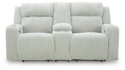 Forest Lake Power Reclining Loveseat with Console - Furniture Home Store (Hanford, CA)