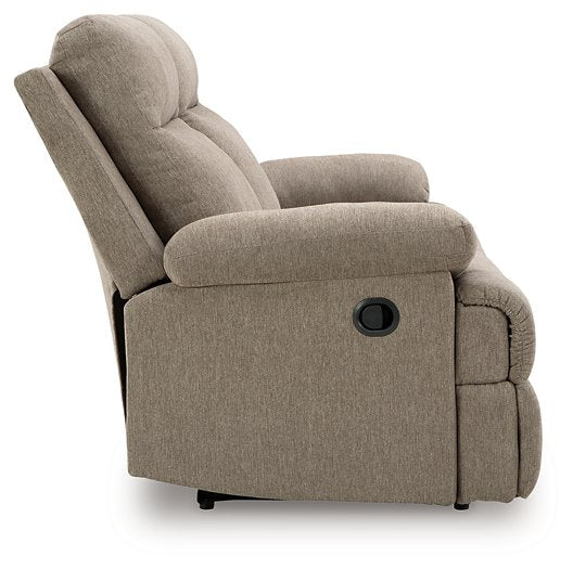 Side-Swipe Reclining Sofa with Drop Down Table - Furniture Home Store (Hanford, CA)