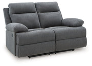 Side-Swipe Reclining Loveseat - Furniture Home Store (Hanford, CA)