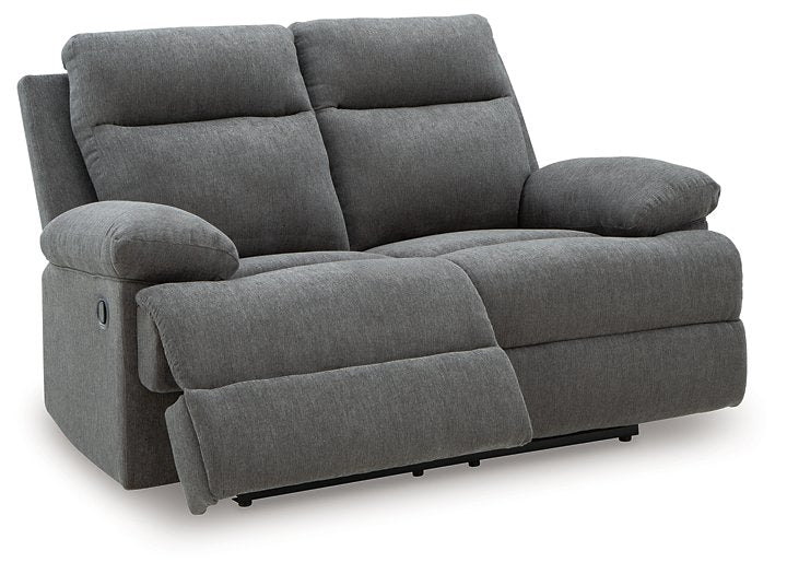 Side-Swipe Reclining Loveseat - Furniture Home Store (Hanford, CA)