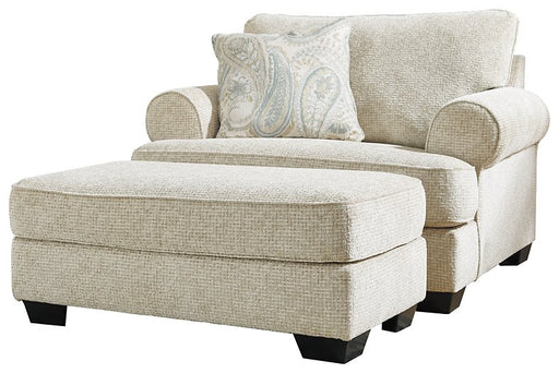 Monaghan Oversized Chair and Ottoman - Furniture Home Store (Hanford, CA)