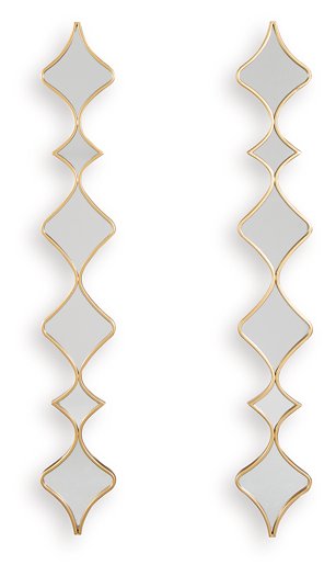 Harriswood Accent Mirror Set (Set of 2) - Furniture Home Store (Hanford, CA)