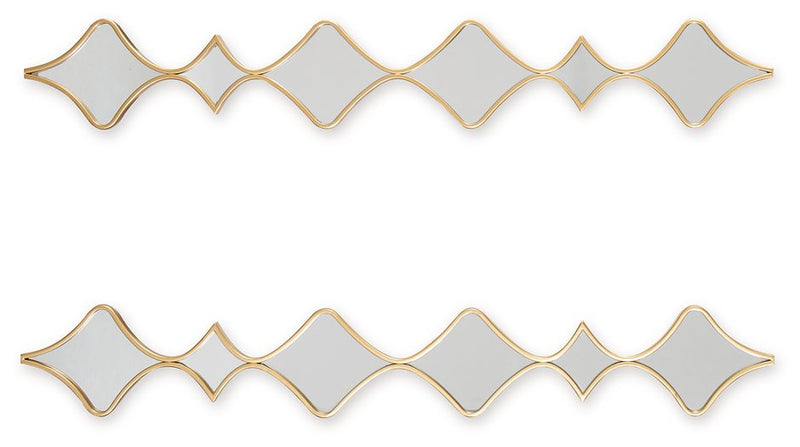 Harriswood Accent Mirror Set (Set of 2) - Furniture Home Store (Hanford, CA)