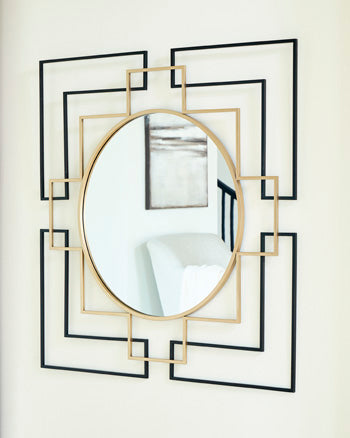 Oceanal Accent Mirror - Furniture Home Store (Hanford, CA)