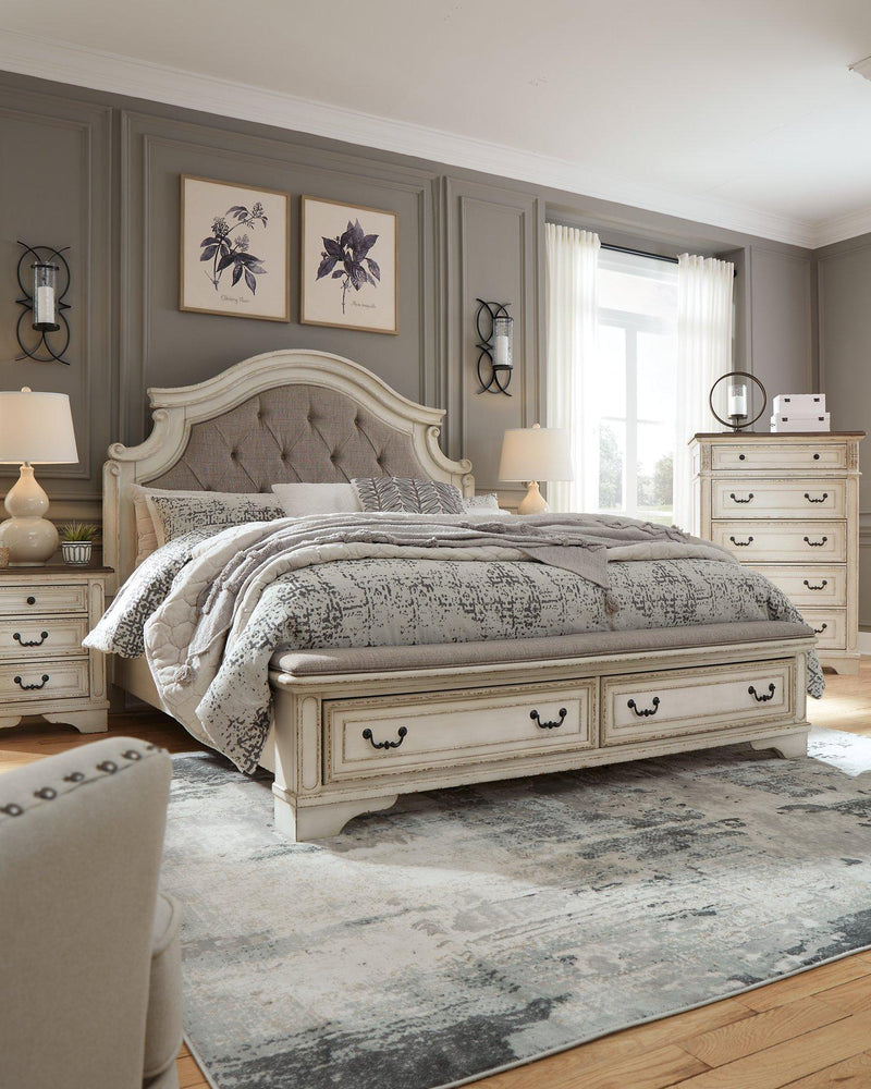 Realyn Upholstered Bed - Furniture Home Store (Hanford, CA)