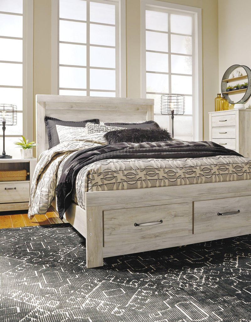 Bellaby Bed with 2 Storage Drawers - Furniture Home Store (Hanford, CA)