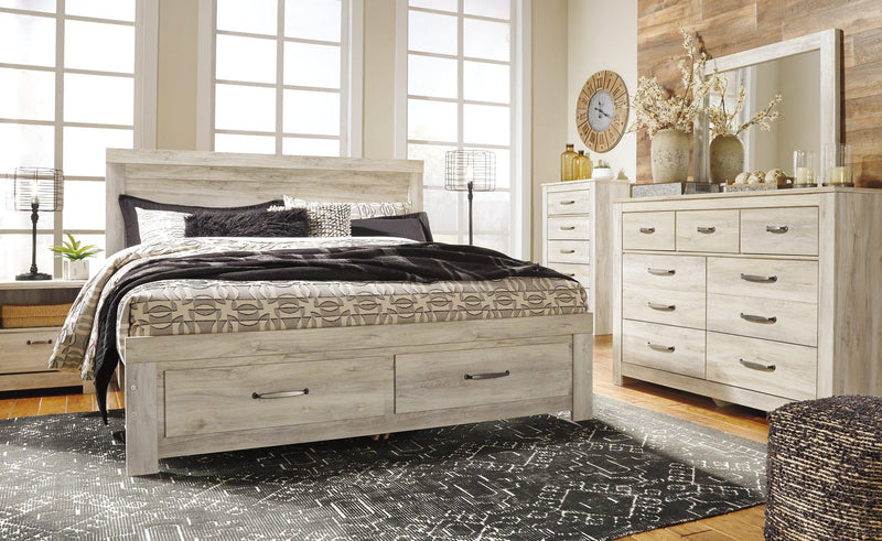 Bellaby Bed with 2 Storage Drawers - Furniture Home Store (Hanford, CA)