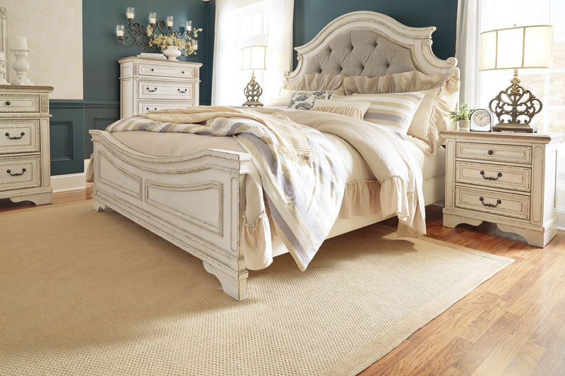 Realyn Upholstered Bed - Furniture Home Store (Hanford, CA)