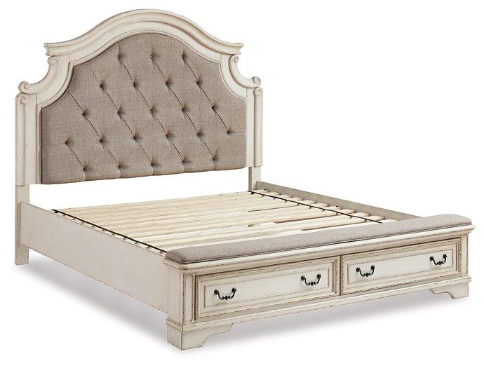 Realyn Upholstered Bed - Furniture Home Store (Hanford, CA)