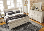 Bellaby Bed with 2 Storage Drawers - Furniture Home Store (Hanford, CA)