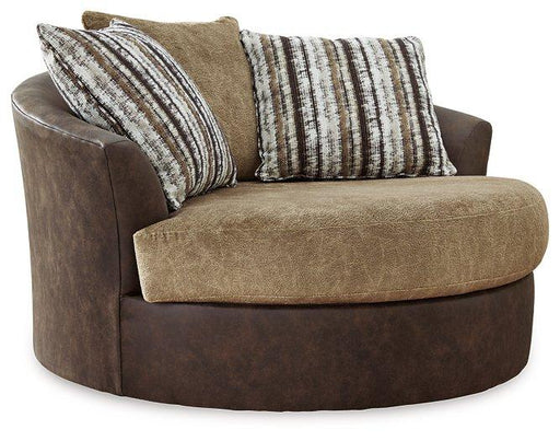 Alesbury Oversized Swivel Accent Chair - Furniture Home Store (Hanford, CA)
