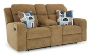 Kanlow Reclining Loveseat with Console - Furniture Home Store (Hanford, CA)
