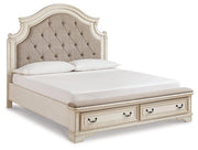 Realyn Upholstered Bed - Furniture Home Store (Hanford, CA)
