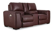 Alessandro Power Reclining Loveseat with Console - Furniture Home Store (Hanford, CA)