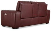 Alessandro Power Reclining Loveseat with Console - Furniture Home Store (Hanford, CA)