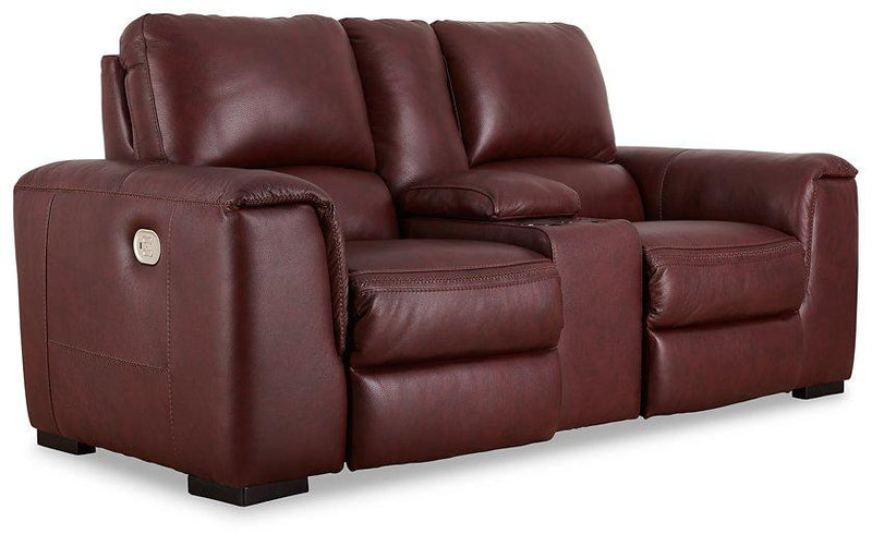 Alessandro Power Reclining Loveseat with Console - Furniture Home Store (Hanford, CA)