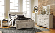 Bellaby Bed with 2 Storage Drawers - Furniture Home Store (Hanford, CA)