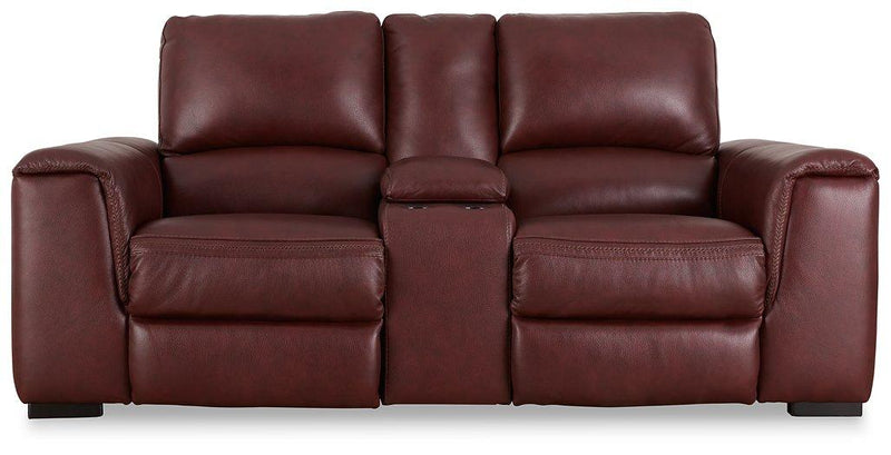Alessandro Power Reclining Loveseat with Console - Furniture Home Store (Hanford, CA)
