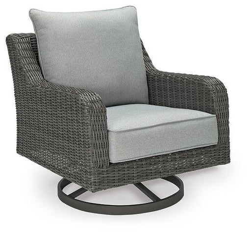 Elite Park Outdoor Swivel Lounge with Cushion - Furniture Home Store (Hanford, CA)