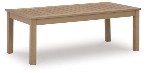 Hallow Creek Outdoor Coffee Table - Furniture Home Store (Hanford, CA)