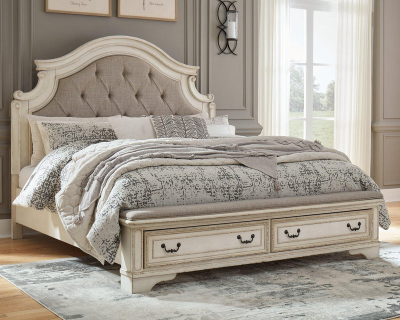 Realyn Upholstered Bed - Furniture Home Store (Hanford, CA)