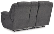 Foreside Reclining Loveseat with Console - Furniture Home Store (Hanford, CA)