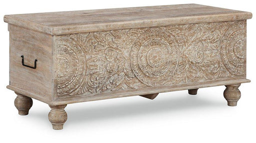 Fossil Ridge Storage Bench - Furniture Home Store (Hanford, CA)