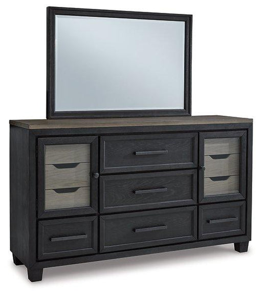 Foyland Dresser and Mirror - Furniture Home Store (Hanford, CA)