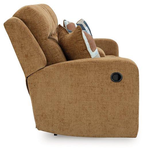 Kanlow Reclining Loveseat with Console - Furniture Home Store (Hanford, CA)