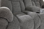 Foreside Reclining Loveseat with Console - Furniture Home Store (Hanford, CA)