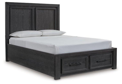 Foyland Panel Storage Bed - Furniture Home Store (Hanford, CA)