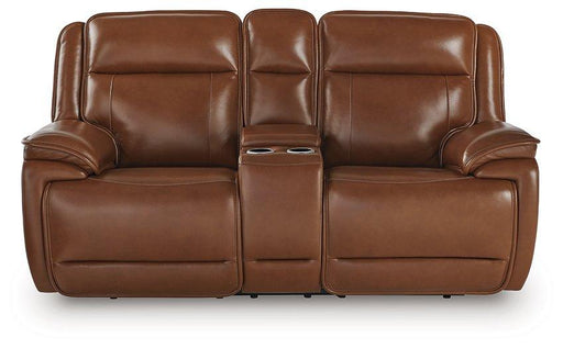 Healy Pier Power Reclining Loveseat with Console - Furniture Home Store (Hanford, CA)