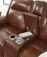 Healy Pier Power Reclining Loveseat with Console - Furniture Home Store (Hanford, CA)