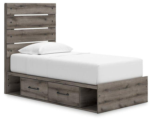 Graystorm Bed with Storage - Furniture Home Store (Hanford, CA)