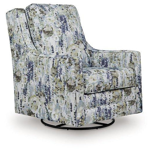 Dustinford Swivel Glider Accent Chair - Furniture Home Store (Hanford, CA)