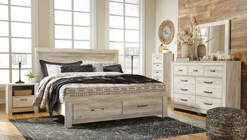 Bellaby Bed with 2 Storage Drawers - Furniture Home Store (Hanford, CA)