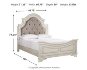 Realyn Upholstered Bed - Furniture Home Store (Hanford, CA)