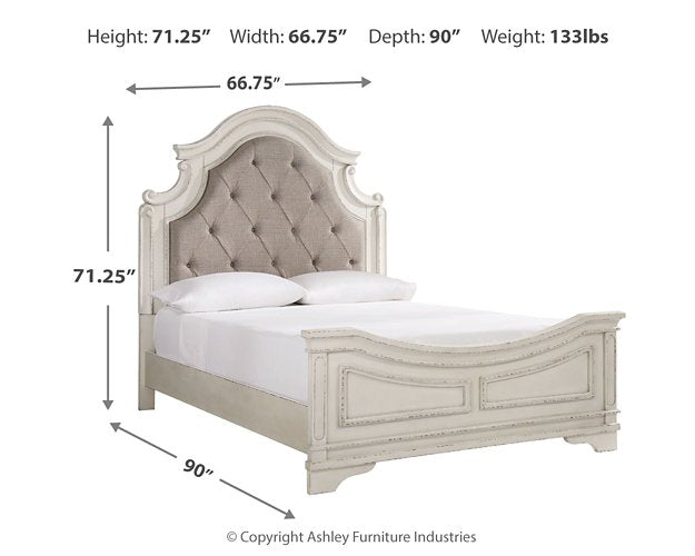 Realyn Upholstered Bed - Furniture Home Store (Hanford, CA)