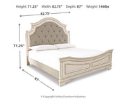 Realyn Upholstered Bed - Furniture Home Store (Hanford, CA)