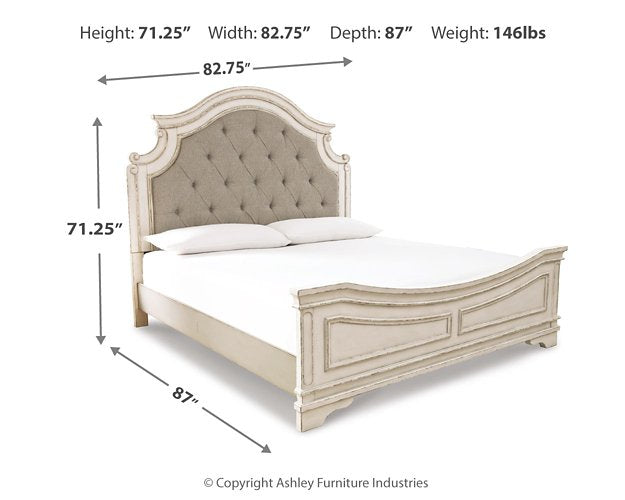 Realyn Upholstered Bed - Furniture Home Store (Hanford, CA)