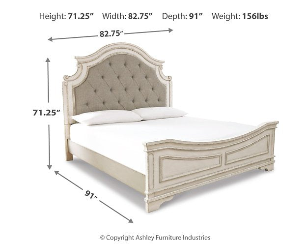 Realyn Upholstered Bed - Furniture Home Store (Hanford, CA)