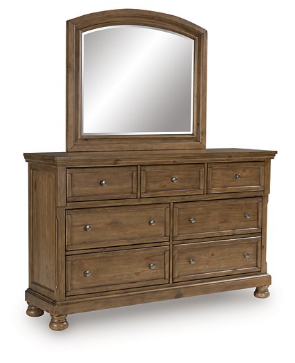 Feddinger Dresser and Mirror - Furniture Home Store (Hanford, CA)