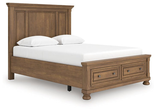 Feddinger Panel Storage Bed - Furniture Home Store (Hanford, CA)