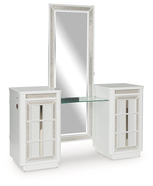 Chalanna Vanity with Mirror - Furniture Home Store (Hanford, CA)
