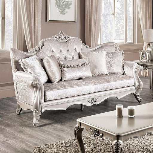 Acapulco White & Espresso Sofa - Furniture Home Store (Hanford, CA)