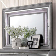 Alanis Light Gray Mirror - Furniture Home Store (Hanford, CA)