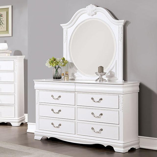 ALECIA Dresser, White - Furniture Home Store (Hanford, CA)