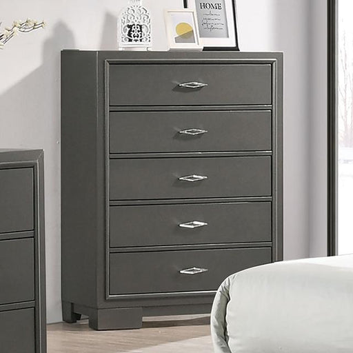 ALISON Chest, Dark Walnut - Furniture Home Store (Hanford, CA)