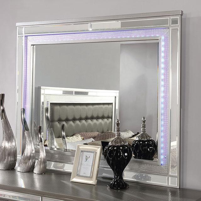 Brachium Silver Mirror - Furniture Home Store (Hanford, CA)